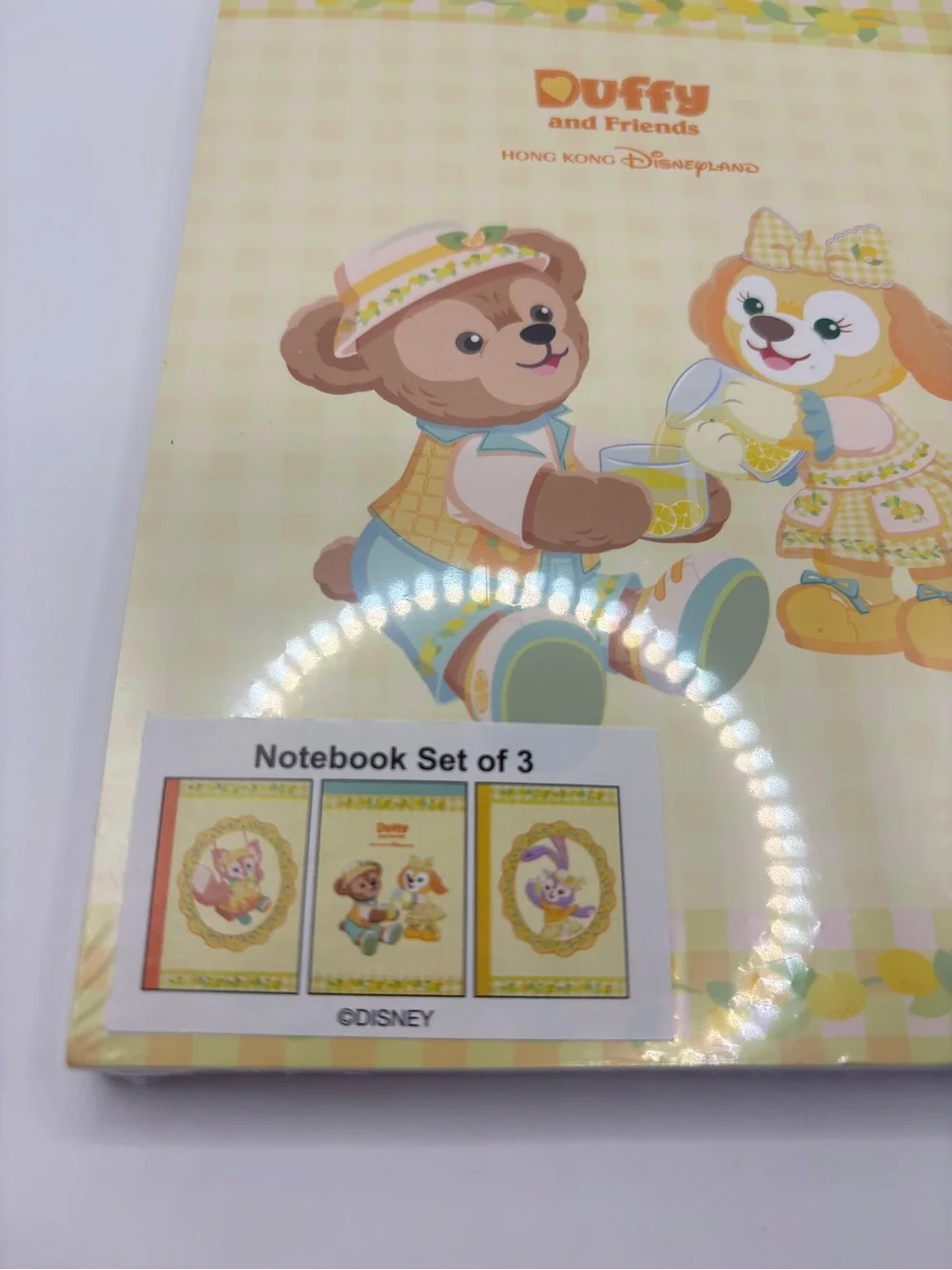 Disney Duffy and Friends Lemon Yellow & Teal Notebook Set